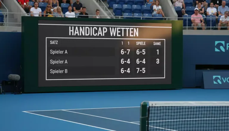 Tennis Handicap Wetten Games und Sets Analyse